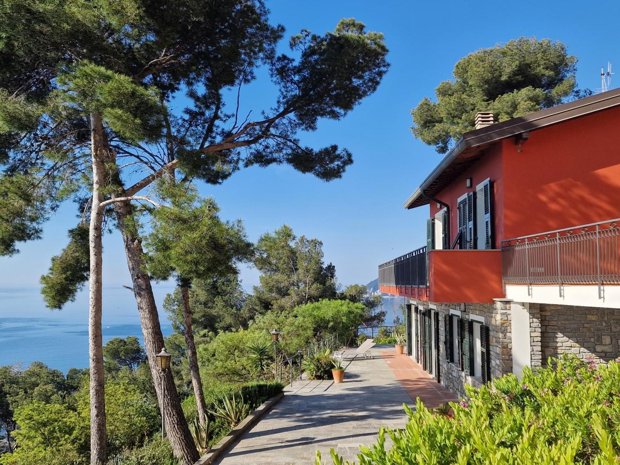 Appartamento In Villa Mimosa Cervo Kültér fotó